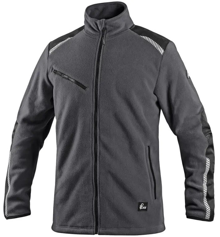 Alpen Fleecejacke Grau